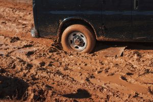 stuck mud